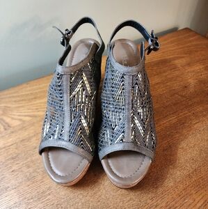 Hot Tomato Wedge Sandals